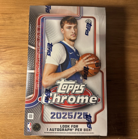 2025/26 Topps Chrome Basketball Hobby Box