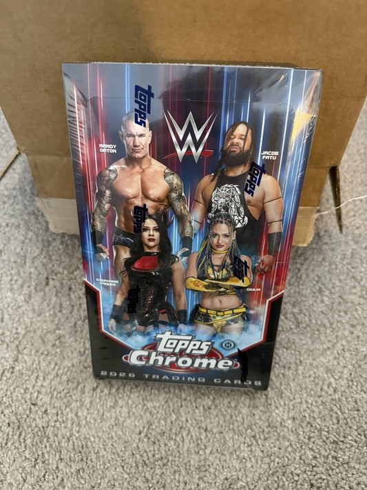 2026 Topps Chrome WWE Hobby Box