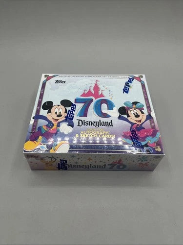 2025 Topps Disneyland 70th Anniversary Factory Sealed Hobby Box
