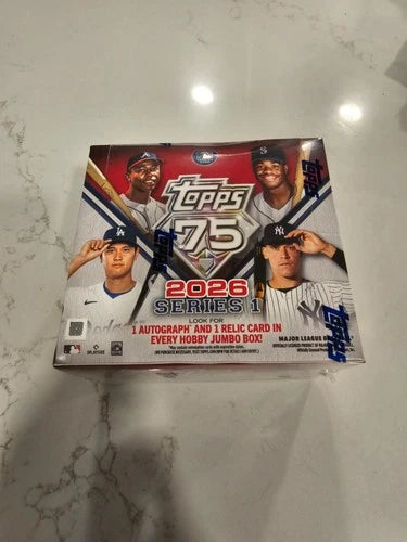 2026 Topps Series 1 Baseball Hobby Jumbo Box